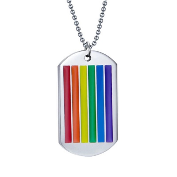 jmeyersray Jewelry - 🌈 Pride! Dog Tag Necklace!